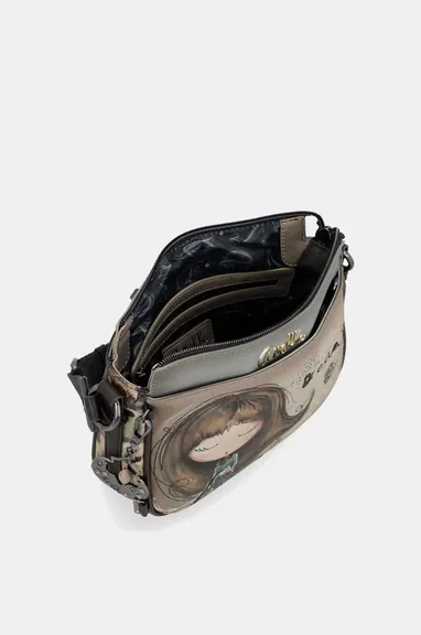 BANDOLERA MEDIANA 3 COMPARTIMENTOS REAL - Imagen 6