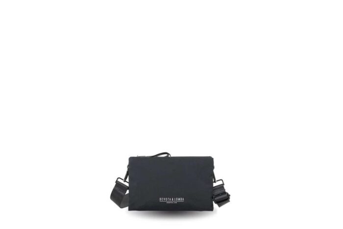 BANDOLERA / BOLSO DE MANO DEVOTA & LOMBA ESSENTIAL NEGRO