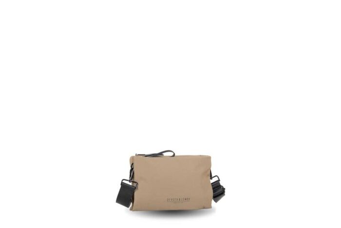 BANDOLERA / BOLSO DE MANO DEVOTA & LOMBA ESSENTIAL TAUPE - Imagen 3