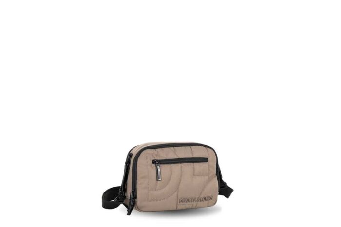 BANDOLERA DEVOTA & LOMBA BLISS TAUPE - Imagen 3