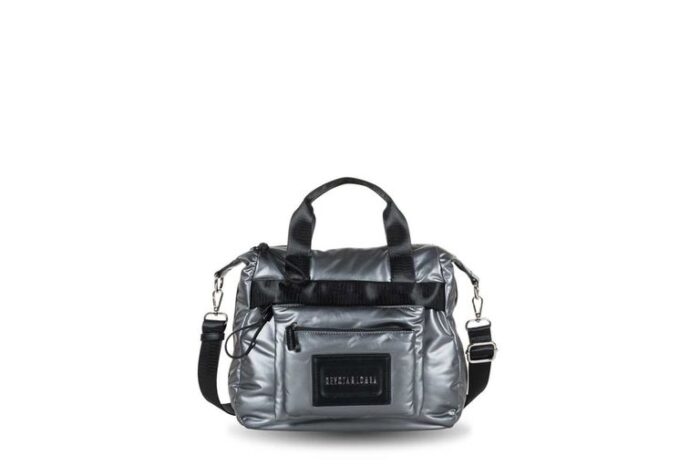 BOLSO / BANDOLERA DEVOTA & LOMBA SUNRISE PLOMO - Imagen 3