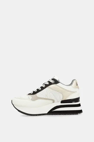 DEPORTIVOS BLANCOS CON DETALLES EN NEGRO - Imagen 2