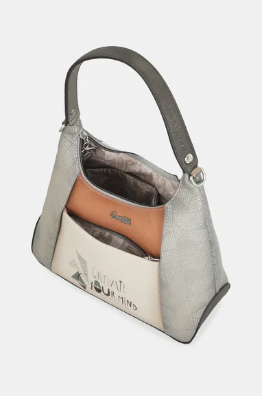 BOLSO DE HOMBRO CON BANDOLERA SOPHIA - Imagen 7