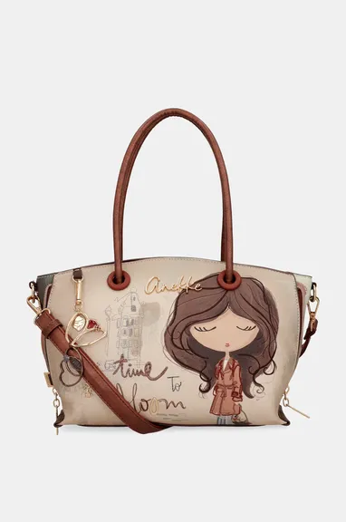 BOLSO DE ASA CORTA Y BANDOLERA TULIP - Imagen 3
