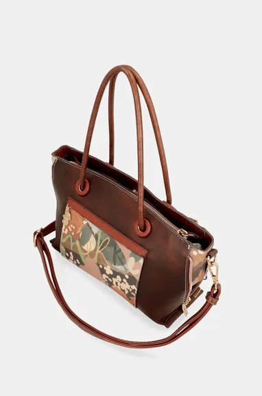 BOLSO DE ASA CORTA Y BANDOLERA TULIP - Imagen 5
