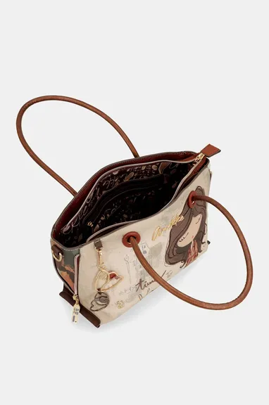 BOLSO DE ASA CORTA Y BANDOLERA TULIP - Imagen 6