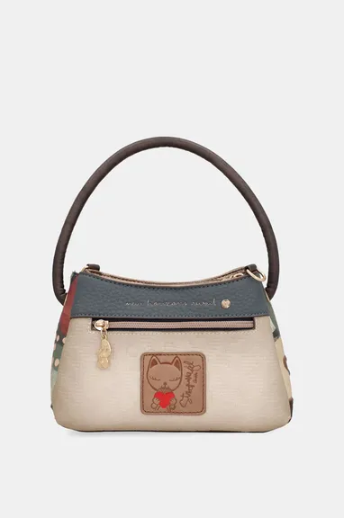 BOLSO DE HOMBRO CON BANDOLERA TULIP - Imagen 4