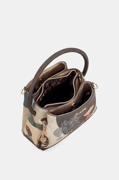 BOLSO DE HOMBRO CON BANDOLERA TULIP - Imagen 6