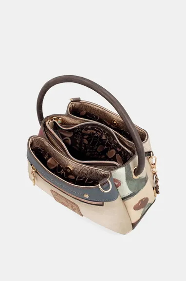 BOLSO DE HOMBRO CON BANDOLERA TULIP - Imagen 7