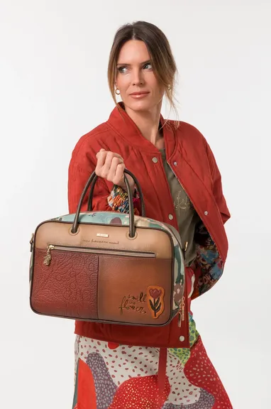 BOLSO DE ASA CORTA CUADRADO TULIP - Imagen 7